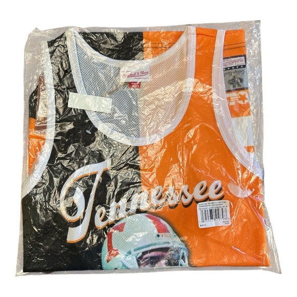 Mitchell & Ness Peyton Manning Black/Orange Tennessee Volunteers Player Tank - Picture 12 of 13